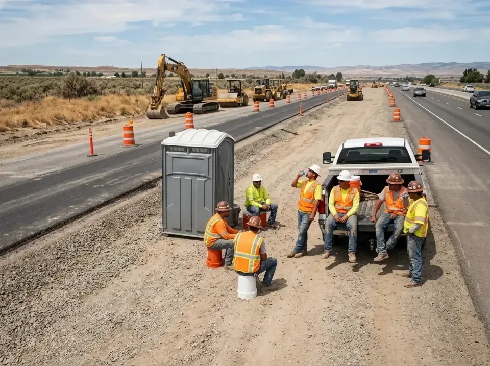 highway-road-construction-crew-007 — frequently asked questions, Porta Potty and Restroom Rentals in Brillion, WI